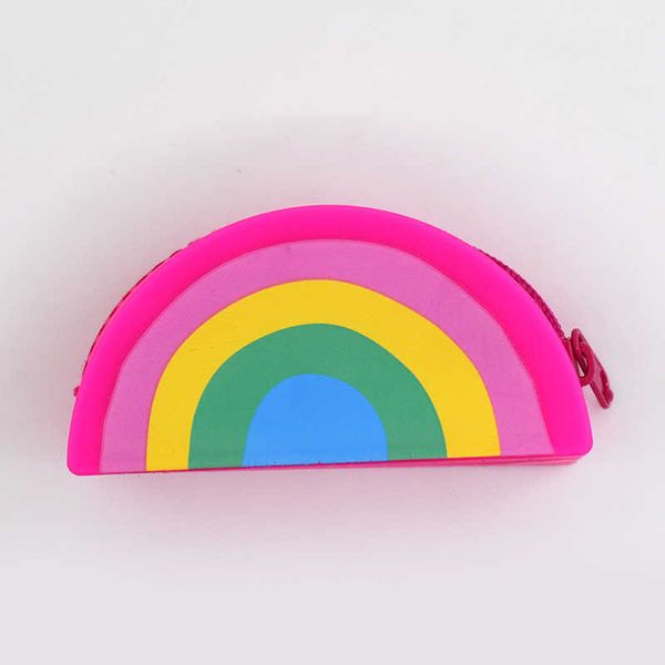 children toy pocket silicone mini cartoon headset key zipper bag, White 
children toy pocket silicone mini cartoon headset key zipper bag, White