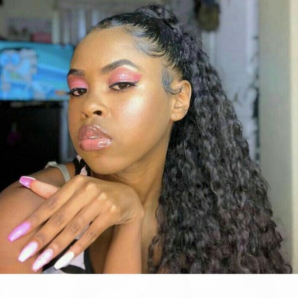 mongolian customized curly weave 10 to 22 inch 140g human hair no tangle no sheddin unprocessed magic wrap ponytail hairpiece natural color, Black
mongolian customized curly weave 10 to 22 inch 140g human hair no tangle no sheddin unprocessed magic wrap ponytail hairpiece natural color, Black