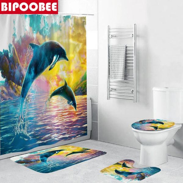 shower curtains multicolor ocean dolphin art print curtain bathroom bath mat set pedestal rugs toilet lid cover non-slip carpet
shower curtains multicolor ocean dolphin art print curtain bathroom bath mat set pedestal rugs toilet lid cover non-slip carpet