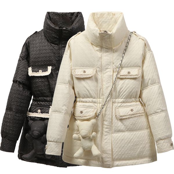women down jackets coat winter fashion baggy thick warm oversized puffer ladies parker cotton padded outwear stand collar, Black
women down jackets coat winter fashion baggy thick warm oversized puffer ladies parker cotton padded outwear stand collar, Black