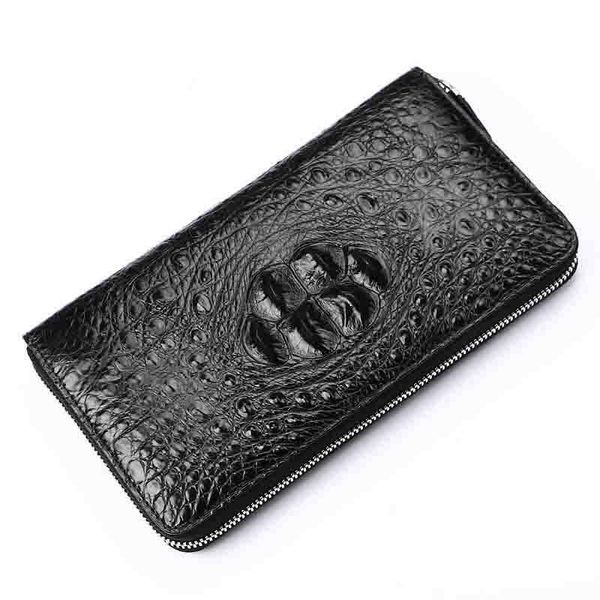wallets high-end luxury crocodile leather wallet large men's long hand business single zipper clutch bag, Red;black
wallets high-end luxury crocodile leather wallet large men's long hand business single zipper clutch bag, Red;black