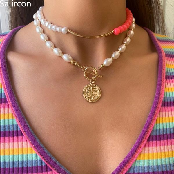 pendant necklaces baroque simulated pearls hand-woven beaded multi layer short clavicle chain choker necklace for women boho fashion lasso j, Silver
pendant necklaces baroque simulated pearls hand-woven beaded multi layer short clavicle chain choker necklace for women boho fashion lasso j, Silver