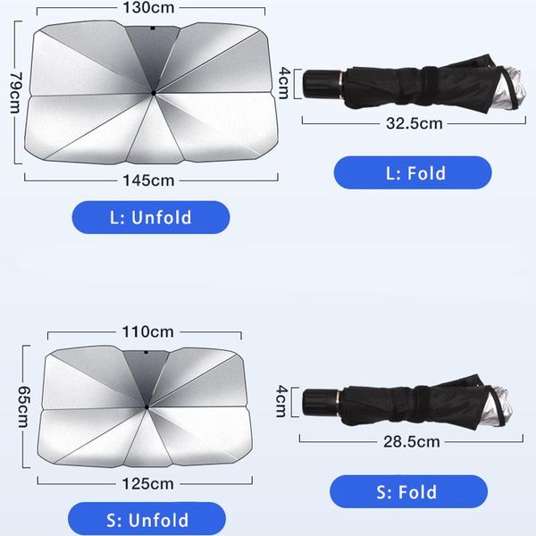 umbrellas convenient car front windshield sunshade sunscreen thermal insulation sun shade curtain cars protection windscreen accessories
umbrellas convenient car front windshield sunshade sunscreen thermal insulation sun shade curtain cars protection windscreen accessories
