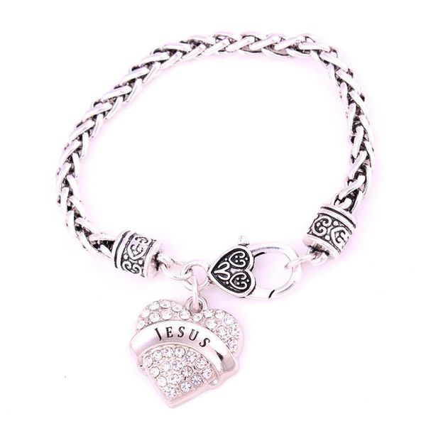 charm bracelets religious style women jewelry heart bracelet jesus written beautiful crystals birthday gift choose zinc alloy drop, Golden;silver
charm bracelets religious style women jewelry heart bracelet jesus written beautiful crystals birthday gift choose zinc alloy drop, Golden;silver