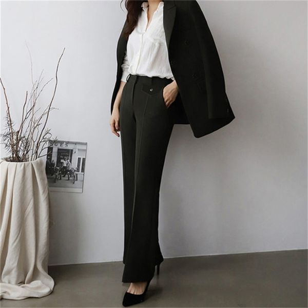 women's two piece pants zawfl work clothes cpn business women's interview 2-piece suit, smile and pencil pants office, White
women's two piece pants zawfl work clothes cpn business women's interview 2-piece suit, smile and pencil pants office, White