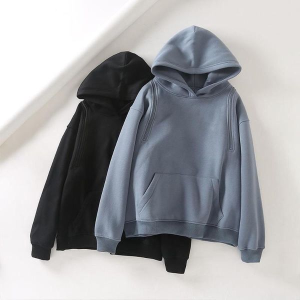 women's hoodies & sweatshirts women fleece oversized shoulder zipper casual loose sweatshirt winter ladies long sleeve pullovers warm h, Black
women's hoodies & sweatshirts women fleece oversized shoulder zipper casual loose sweatshirt winter ladies long sleeve pullovers warm h, Black