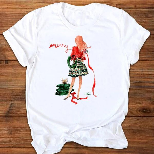 women's t-shirt women watercolor 90s style graphic 2022 merry christmas tees clothing print female short sleeve t shirt, White
women's t-shirt women watercolor 90s style graphic 2022 merry christmas tees clothing print female short sleeve t shirt, White