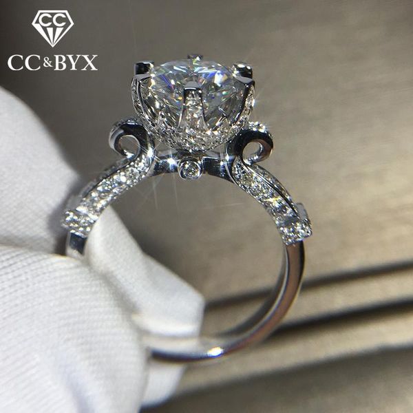 wedding rings for women pure 925 silver round cubic zirconia stone wine glass ring bridal jewelry bijoux femme 582, Slivery;golden
wedding rings for women pure 925 silver round cubic zirconia stone wine glass ring bridal jewelry bijoux femme 582, Slivery;golden