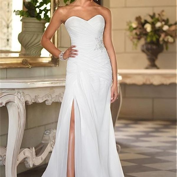 lace 2021 beach appliques bride new sweetheart split side white/ivory wedding es robe de mariage n40d
lace 2021 beach appliques bride new sweetheart split side white/ivory wedding es robe de mariage n40d