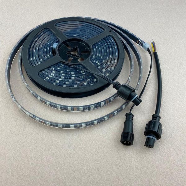 strips ip68 full color with epoxy resin filled 5m dc12v ws2811 60leds/m (20pixes/m) black pcb led digital strip light;with pigtails
strips ip68 full color with epoxy resin filled 5m dc12v ws2811 60leds/m (20pixes/m) black pcb led digital strip light;with pigtails