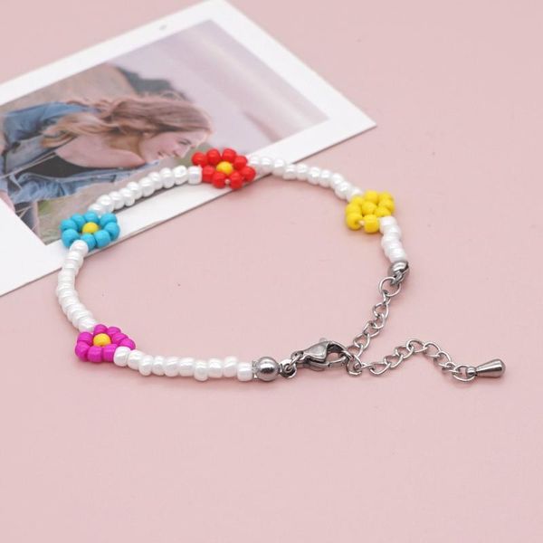 charm bracelets girly fashion retro white rice bead rainbow color flower ornament bracelet rope chain women wrist decoration accessories jew, Golden;silver
charm bracelets girly fashion retro white rice bead rainbow color flower ornament bracelet rope chain women wrist decoration accessories jew, Golden;silver