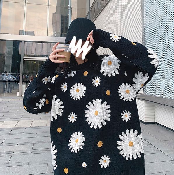 2021 new korean flower sweater men's warm fashion casual o-neck knitted pullover men wild loose knitting sweaters mens clothes -2xl 5w, White;black
2021 new korean flower sweater men's warm fashion casual o-neck knitted pullover men wild loose knitting sweaters mens clothes -2xl 5w, White;black