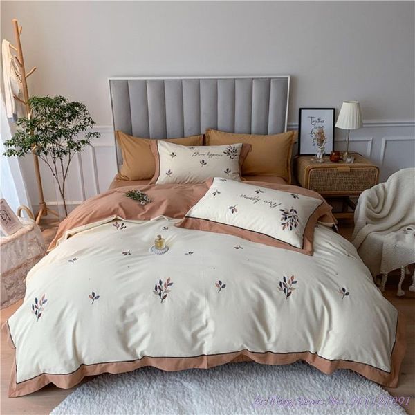 bedding sets 100% cotton 4pcs 1.8m bed home textile nordic style simple 60brushed pure autumn winter thickened warmth soft duvet cover
bedding sets 100% cotton 4pcs 1.8m bed home textile nordic style simple 60brushed pure autumn winter thickened warmth soft duvet cover