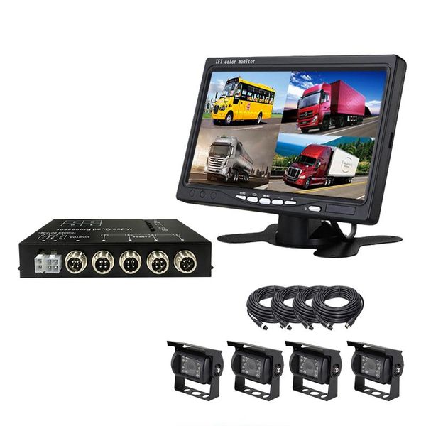car rear view cameras& parking sensors texosa cctv/car/truck video quad splitter system kit 4 channel color processor with remote control pi
car rear view cameras& parking sensors texosa cctv/car/truck video quad splitter system kit 4 channel color processor with remote control pi