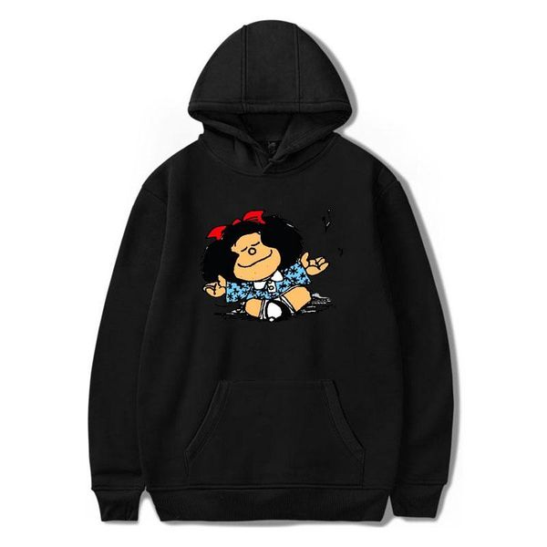 men's hoodies & sweatshirts cartoon mafalda printed for men/women kawaii streetwear casual oversized hooded harajuku pullovers cool, Black
men's hoodies & sweatshirts cartoon mafalda printed for men/women kawaii streetwear casual oversized hooded harajuku pullovers cool, Black