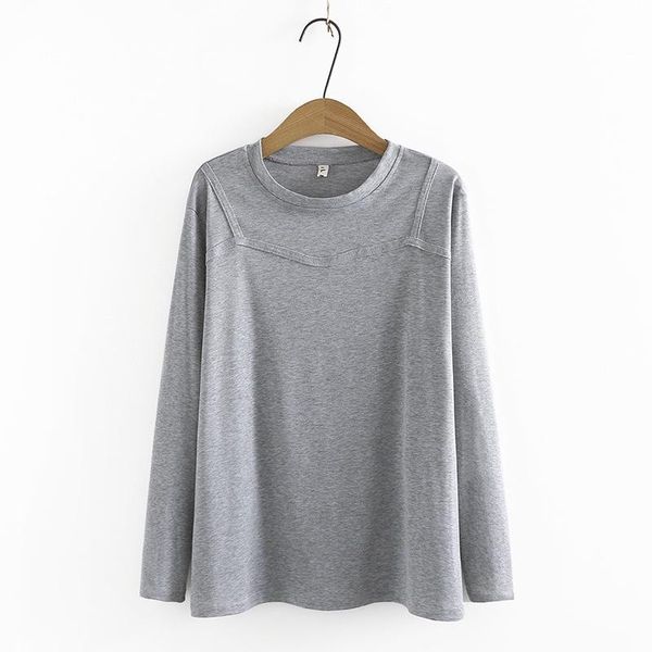 plus size t-shirt xl-4xl black grey solid color long sleeved women casual a-line spring autumn shirts large
plus size t-shirt xl-4xl black grey solid color long sleeved women casual a-line spring autumn shirts large