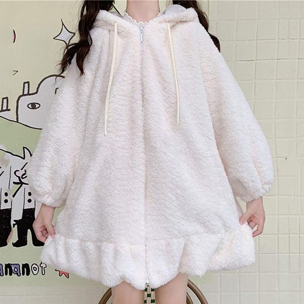 women's vests hoodies women large size solid zip-up long lantern sleeve hooded ears lolita cute sweet girls harajuku warm baggy #t1g, Black;white
women's vests hoodies women large size solid zip-up long lantern sleeve hooded ears lolita cute sweet girls harajuku warm baggy #t1g, Black;white