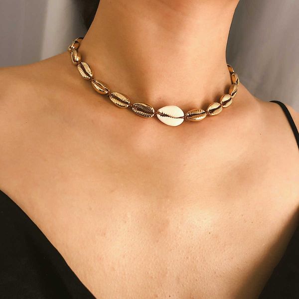 jewelry bohemian simple geometric women's hand woven adjustable shell necklace, Silver
jewelry bohemian simple geometric women's hand woven adjustable shell necklace, Silver
