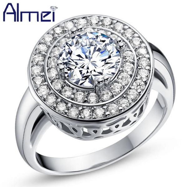 wedding rings almei vintage crystal large ring for women fashion white stone anillos mujer female women's jewelry my orders j602, Slivery;golden
wedding rings almei vintage crystal large ring for women fashion white stone anillos mujer female women's jewelry my orders j602, Slivery;golden