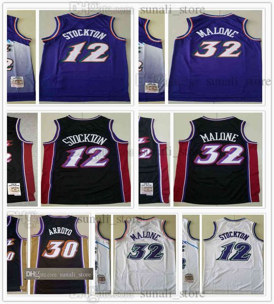 1998-99 black 1996-97 purple white john 12 stockton basketball jerseys karl 32 malone retro men mitchell & ness carlos 30 arroyo vintage shi, Black;red
1998-99 black 1996-97 purple white john 12 stockton basketball jerseys karl 32 malone retro men mitchell & ness carlos 30 arroyo vintage shi, Black;red
