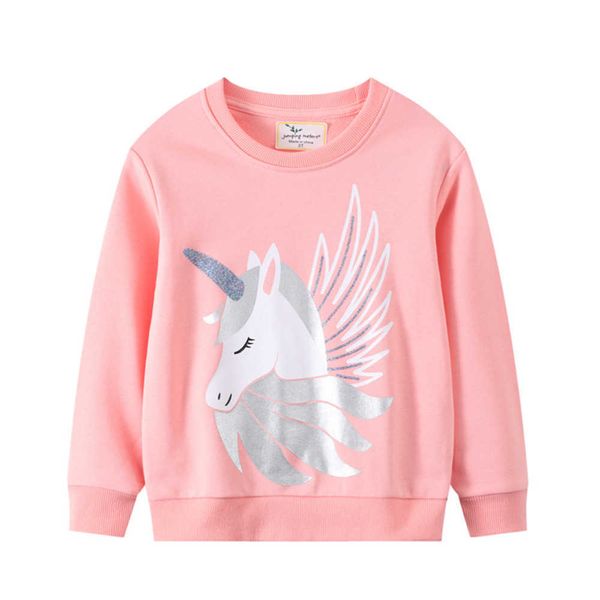 jumping meters autumn spring girls unicorn print cotton sweatshirts for kids long sleeve shirts 210529, Black
jumping meters autumn spring girls unicorn print cotton sweatshirts for kids long sleeve shirts 210529, Black