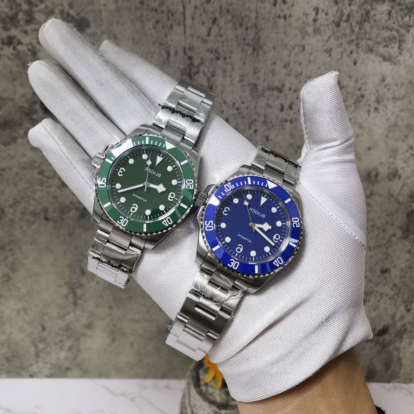 bliger dress blue/green 24 jewels nh35a 40mm automatic men watch brushed oyster band sapphire crystal unidirectional bezel, Slivery;brown
bliger dress blue/green 24 jewels nh35a 40mm automatic men watch brushed oyster band sapphire crystal unidirectional bezel, Slivery;brown