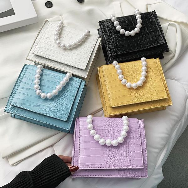 evening bags mini shoulder fashion pure color alligator pattern leather messenger bag women pearl chain pu handbags for
evening bags mini shoulder fashion pure color alligator pattern leather messenger bag women pearl chain pu handbags for