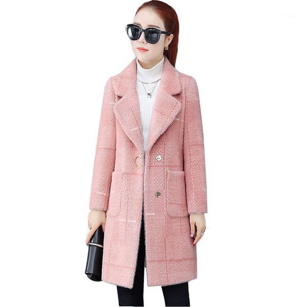 winter women jacket new fashion thicken imitation water velvet woolen coat outerwear loose large size midi woolen coat k9551, Black
winter women jacket new fashion thicken imitation water velvet woolen coat outerwear loose large size midi woolen coat k9551, Black