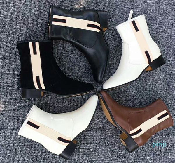 designer boot women ankle boots real leather with web band winter snow boots luxury martin boots wedding shoes with box us11, Black
designer boot women ankle boots real leather with web band winter snow boots luxury martin boots wedding shoes with box us11, Black