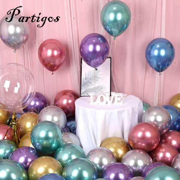 100/200pcs 5/10inch new chrome metallic latex balloons inflatable globos helium balloon birthday party decorations kids new year
100/200pcs 5/10inch new chrome metallic latex balloons inflatable globos helium balloon birthday party decorations kids new year