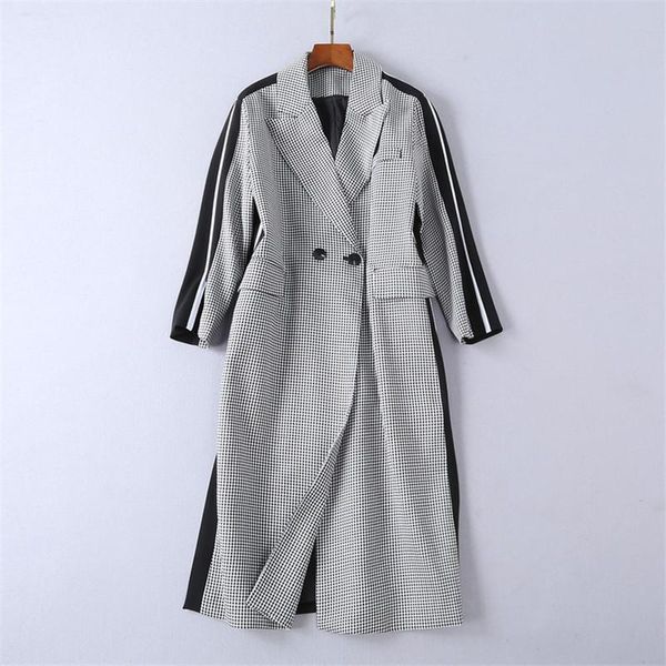 women's trench coats coat for women 2021 fall winter european style houndstooth patchwork hit color outerwear female double breasted lo, Tan;black
women's trench coats coat for women 2021 fall winter european style houndstooth patchwork hit color outerwear female double breasted lo, Tan;black