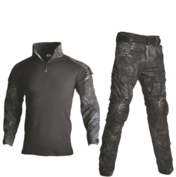 tactical combat uniform multicam shirt + pant elbow knee pads us army clothing black camo suit hunting clothes
tactical combat uniform multicam shirt + pant elbow knee pads us army clothing black camo suit hunting clothes