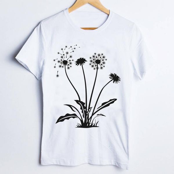 women tees print graphic fashion dandelion plant style kawaii 90s ladies clothes lady clothing female t shirt t-shirt, White
women tees print graphic fashion dandelion plant style kawaii 90s ladies clothes lady clothing female t shirt t-shirt, White