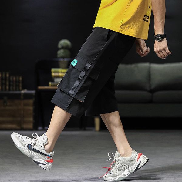 2021 new men black cargo summer hip hop shorts pants baggy casual sport loose qfd9, White;black
2021 new men black cargo summer hip hop shorts pants baggy casual sport loose qfd9, White;black