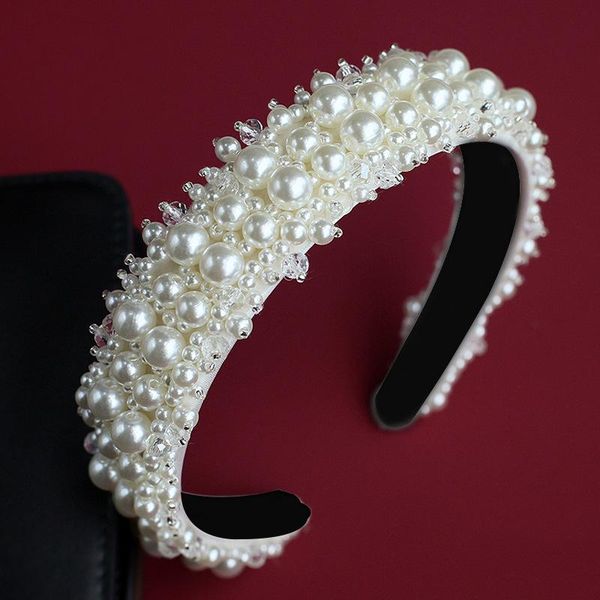 pearl headband for women wedding bridal hair accessories handmade wide hair hoop girls headwear party favors
pearl headband for women wedding bridal hair accessories handmade wide hair hoop girls headwear party favors
