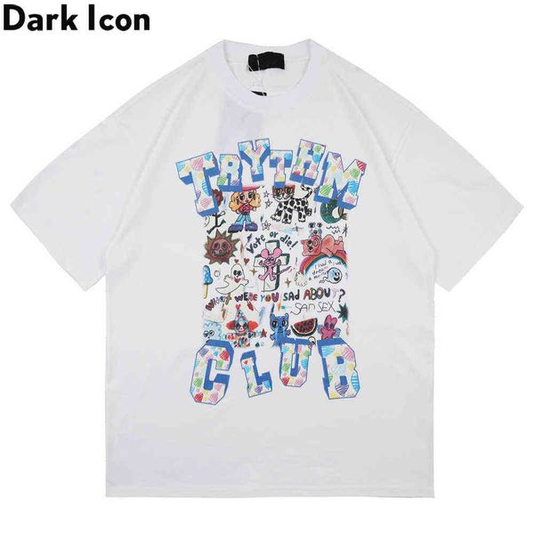 cartoon printed hip hop tees men women summer o-neck oversized men's t-shirt cotton short sleeve couples tee shirts 210603, White;black
cartoon printed hip hop tees men women summer o-neck oversized men's t-shirt cotton short sleeve couples tee shirts 210603, White;black