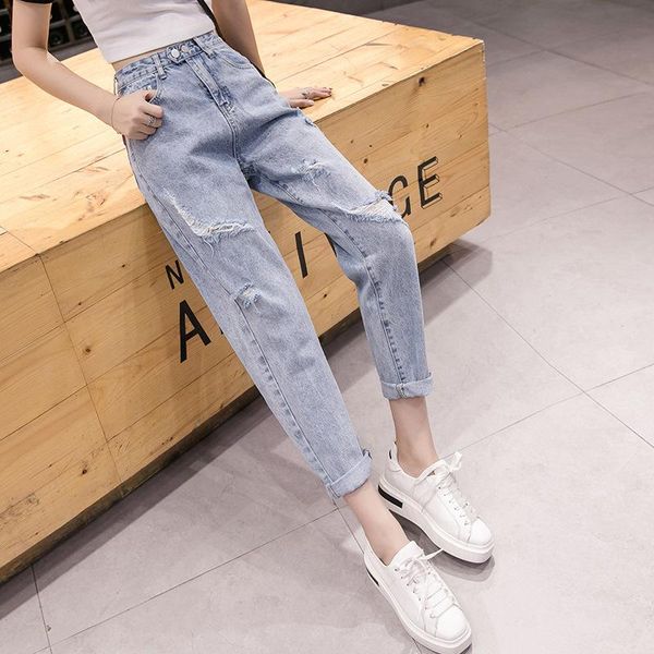women's jeans ms ripped in the summer of 2021 straight tall waist loose haroun pants torre spring, Blue
women's jeans ms ripped in the summer of 2021 straight tall waist loose haroun pants torre spring, Blue