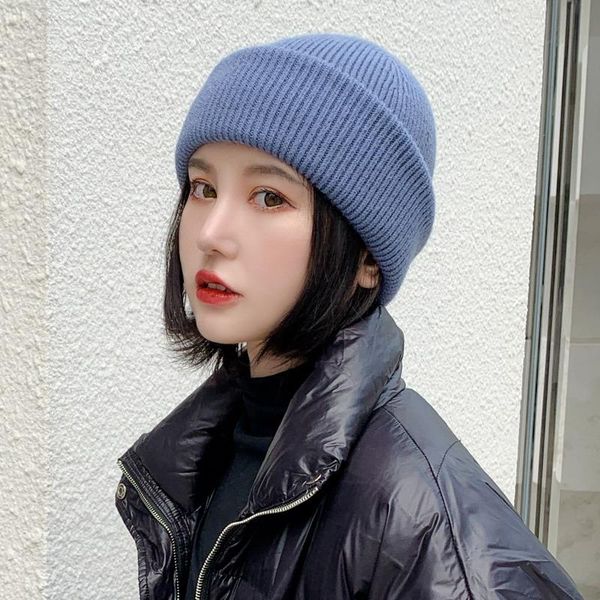 beanie/skull caps winter hats for women wool knitted angora hat beanies female warm fur skullies beanie girl thick and woman, Blue;gray
beanie/skull caps winter hats for women wool knitted angora hat beanies female warm fur skullies beanie girl thick and woman, Blue;gray