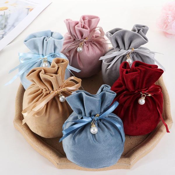 gift wrap 1pcs luxury velvet bags with pearl string christmas birthday party cooikes candy boxes jewelry sachet
gift wrap 1pcs luxury velvet bags with pearl string christmas birthday party cooikes candy boxes jewelry sachet