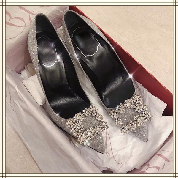 dress shoes wedding 2021 net red versatile pointed single rhinestone sequin high heels women's thin heel bridal, Black
dress shoes wedding 2021 net red versatile pointed single rhinestone sequin high heels women's thin heel bridal, Black