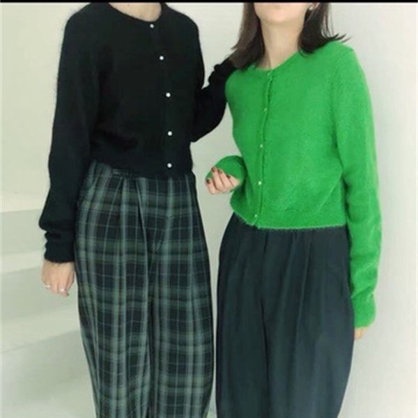 2021 new women autumn winter wool and cashmere blend base sweater cardigan multicolor 74pd, White;black
2021 new women autumn winter wool and cashmere blend base sweater cardigan multicolor 74pd, White;black