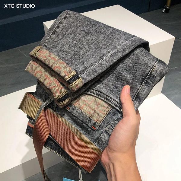 men's jeans japanese men denim pant loose straight baggy streetwear skateboard pants neutral trousers hip hop casual, Blue
men's jeans japanese men denim pant loose straight baggy streetwear skateboard pants neutral trousers hip hop casual, Blue