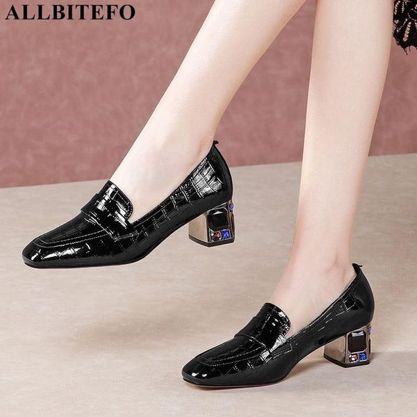 dress shoes allbitefo fashion brand genuine leather color diamond heel party women high heels ladies, Black
dress shoes allbitefo fashion brand genuine leather color diamond heel party women high heels ladies, Black