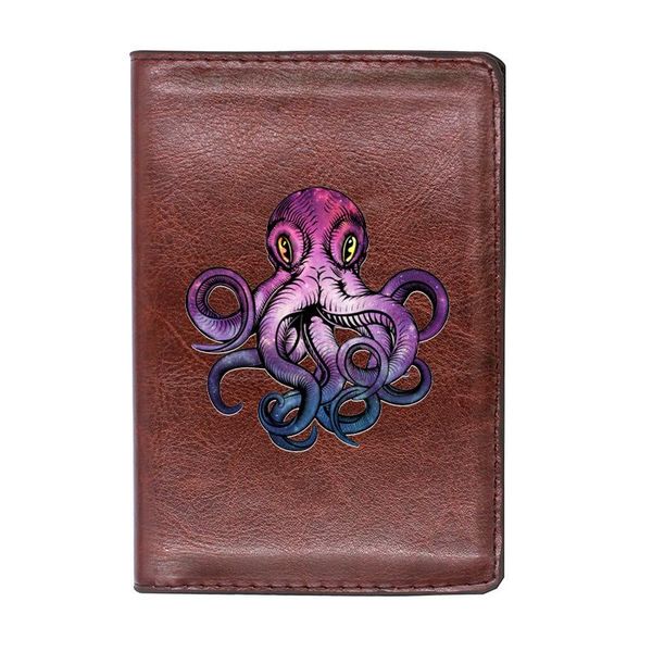 card holders vintage steampunk ocs passport case personality leather men women travel id holder cover, Brown;gray
card holders vintage steampunk ocs passport case personality leather men women travel id holder cover, Brown;gray