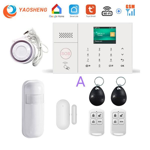alarm systems wifi gsm wireless burglar home security system with motion sensor tuya smart life app control supports alexa&google
alarm systems wifi gsm wireless burglar home security system with motion sensor tuya smart life app control supports alexa&google