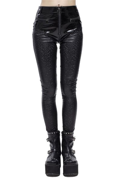women's pants & capris devil fashion steampunk pu leather black casual rock, Black;white
women's pants & capris devil fashion steampunk pu leather black casual rock, Black;white
