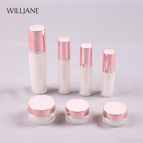 storage bottles & jars acrylic cream jar white pink 50g lotion pump bottle emulsion 100ml cosmetic container empty sample vial essence packa
storage bottles & jars acrylic cream jar white pink 50g lotion pump bottle emulsion 100ml cosmetic container empty sample vial essence packa