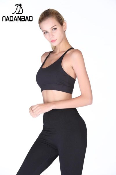 gym clothing nadanbao 2021 padded wireyoga bras breathable push up seamless vest adjustable women fitness running sports, White;black 
gym clothing nadanbao 2021 padded wireyoga bras breathable push up seamless vest adjustable women fitness running sports, White;black