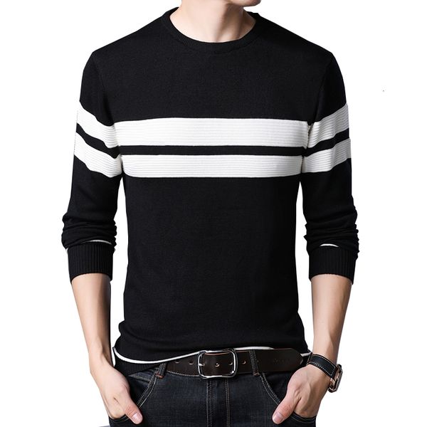 casual sweater o-neck splicing design slim sweaters knittwear autumn mens pullovers men pull homme -3xl de4n, White;black
casual sweater o-neck splicing design slim sweaters knittwear autumn mens pullovers men pull homme -3xl de4n, White;black