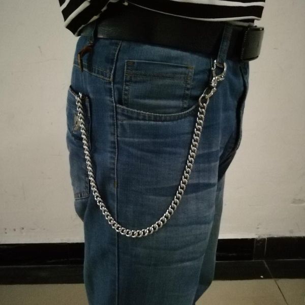 keychains men's wallet chain anti-lost kkey car key room solid stainless steel metal safety skull button wholesale, Silver
keychains men's wallet chain anti-lost kkey car key room solid stainless steel metal safety skull button wholesale, Silver